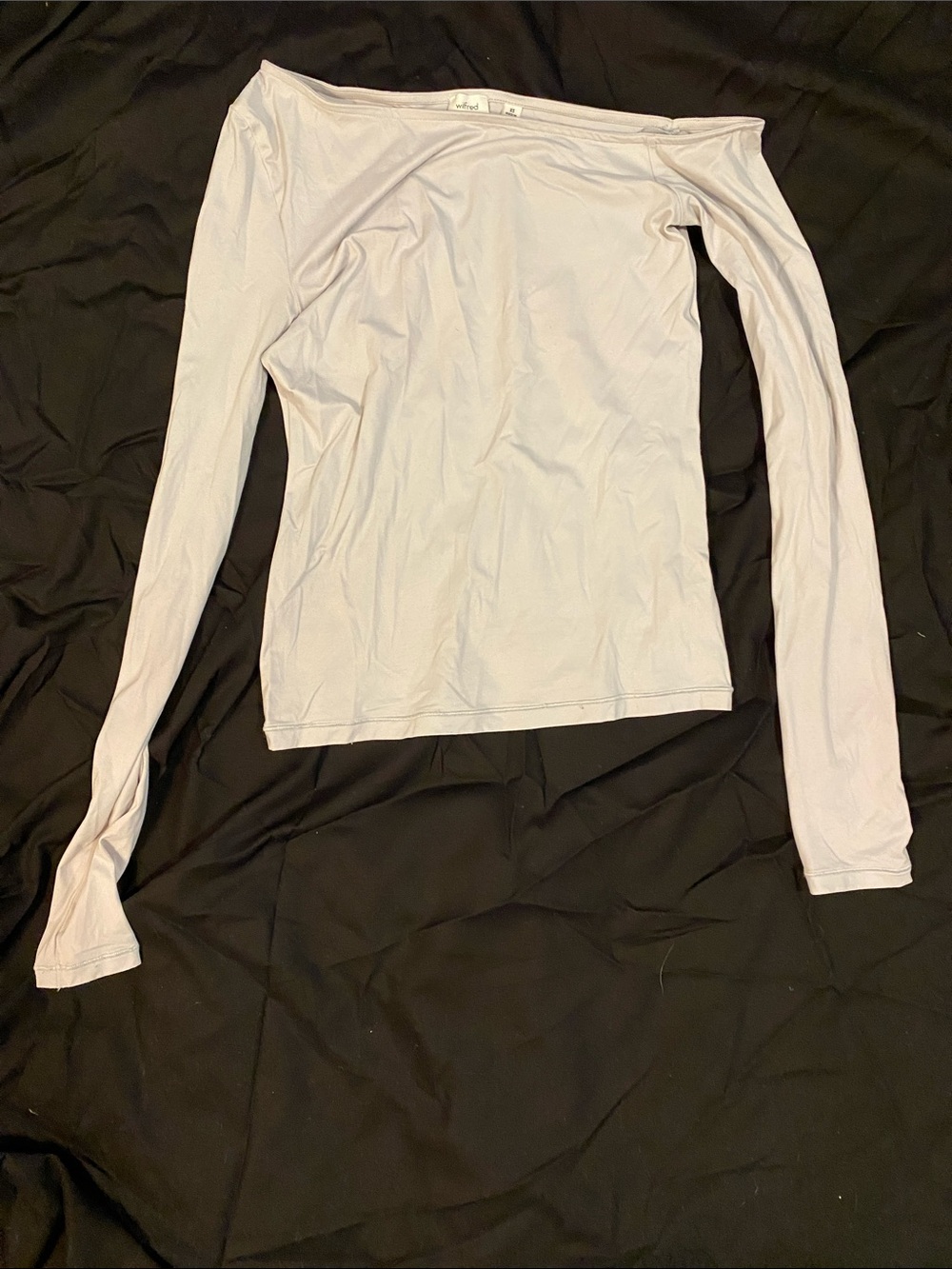 Wilfred Lilac Off-the-Shoulder Long Sleeve Top
